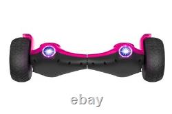 ZIMX G2 JET PINK All Terrain, 8.5 inch Off Road Bluetooth Hoverboard UL2272