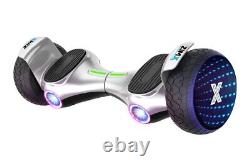 ZIMX G2 JET SILVER All Terrain, 8.5 inch Off Road Bluetooth Hoverboard UL2272