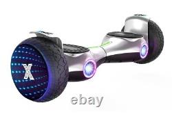 ZIMX G2 JET SILVER All Terrain, 8.5 inch Off Road Bluetooth Hoverboard UL2272