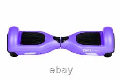 ZIMX Purple HB2 Swegway with LED Wheels UL2272 Certified (RFB)