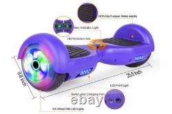 ZIMX Purple HB2 Swegway with LED Wheels UL2272 Certified (RFB)